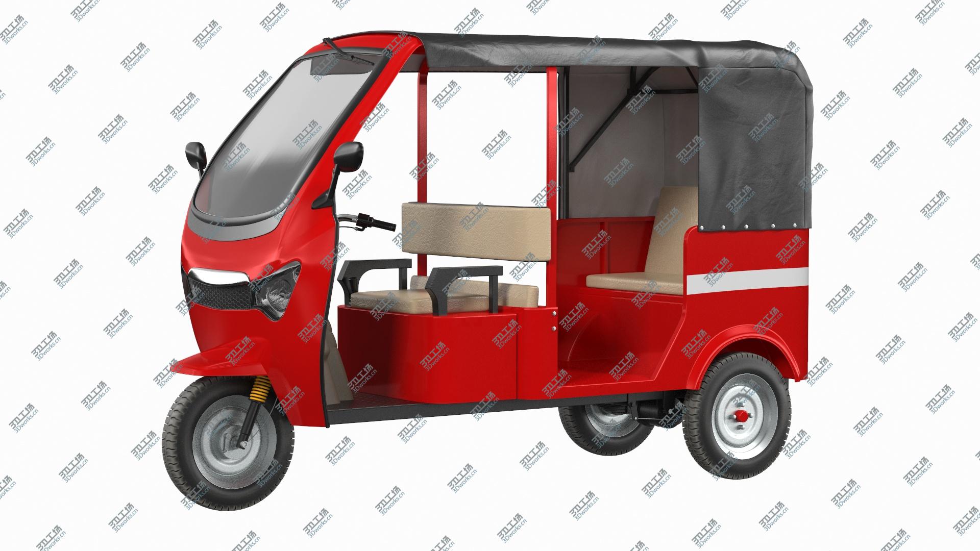 images/goods_img/202104021/3D Electric Passenger Tricycle Rickshaw Rigged model/3.jpg